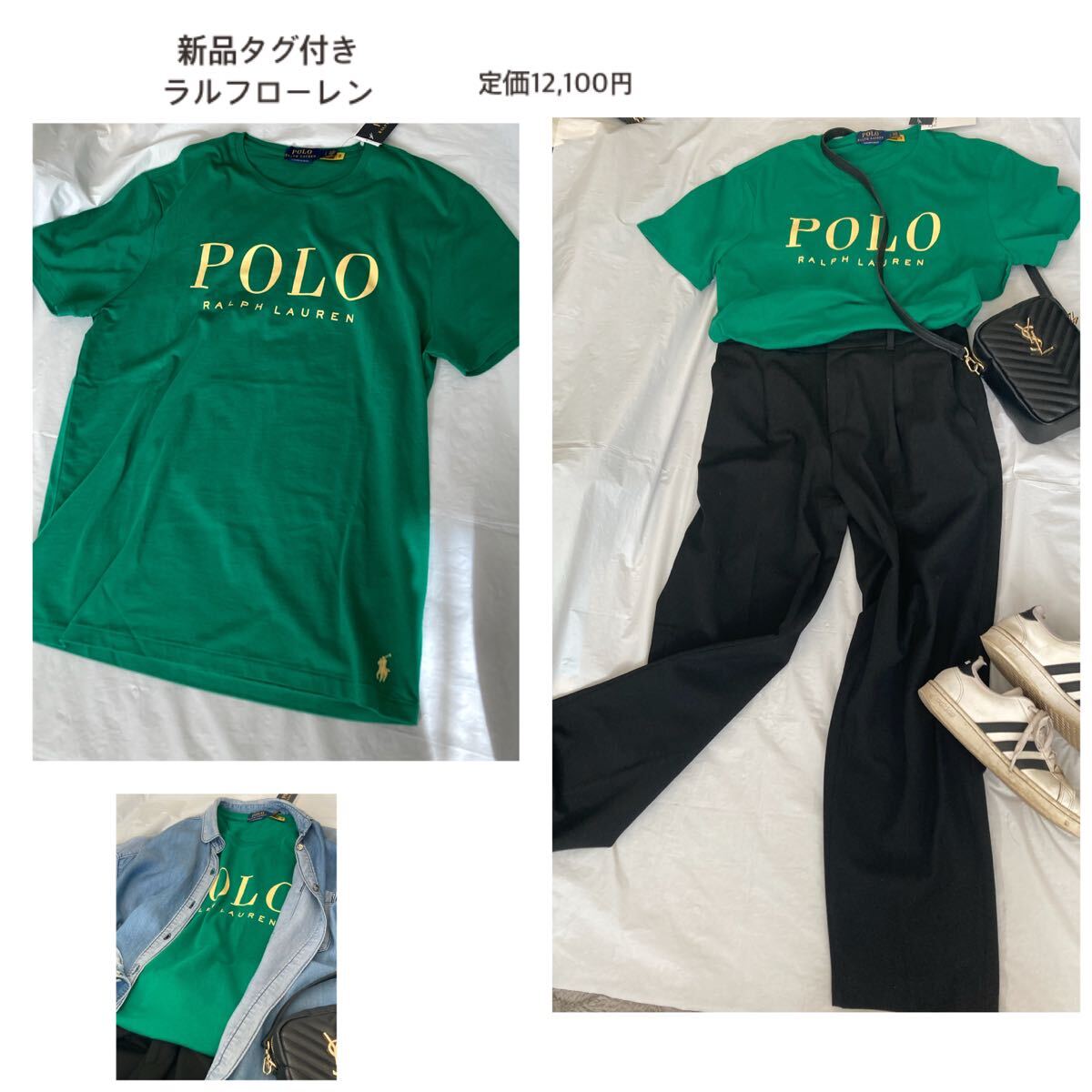 ●新品タグ付き●POLO RALPH LAUREN●ポロラルフローレン LOGO TEE/Tシャツ 定価12,100円 Lサイズ 拍卖