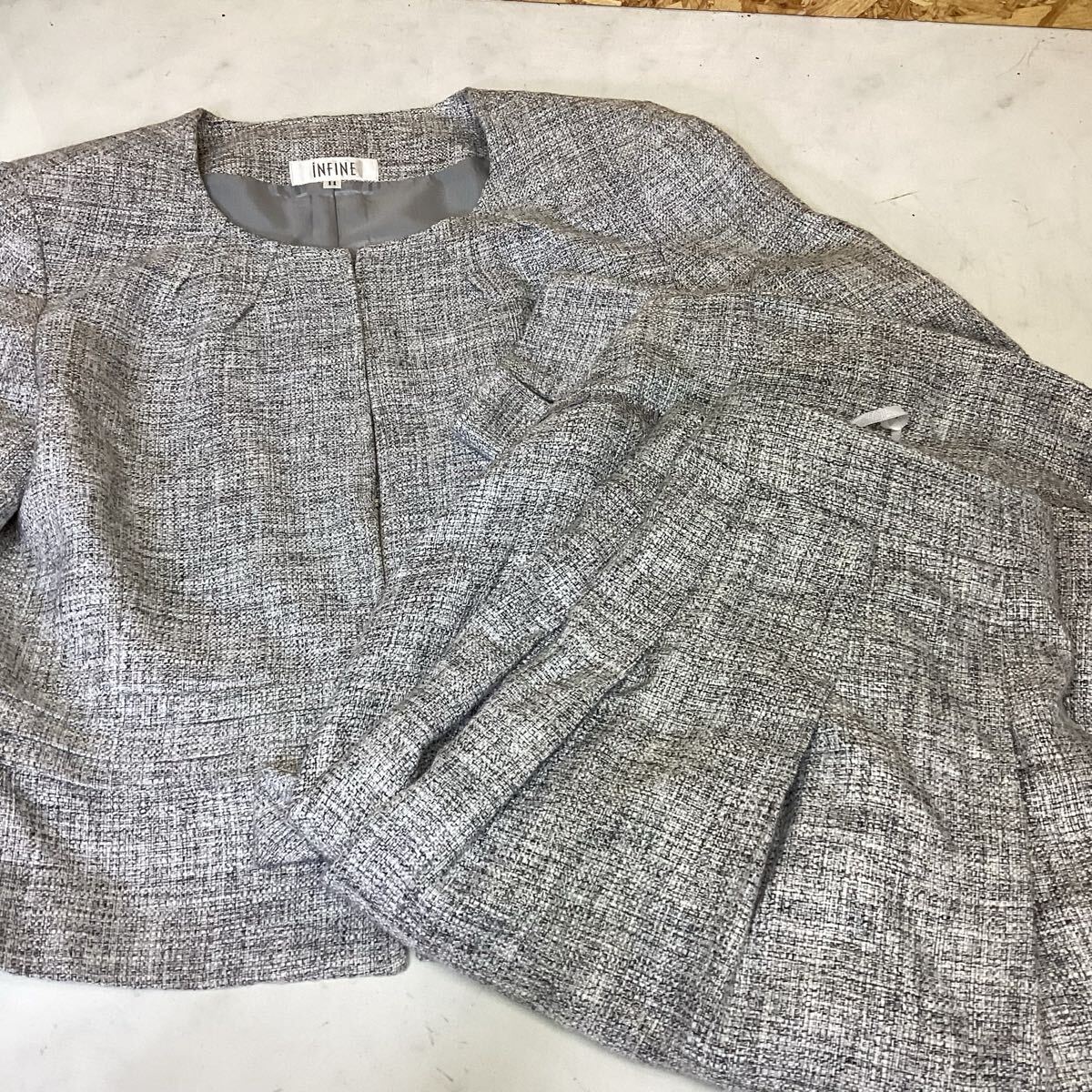 INFINE フォーマルスーツ セットアップ グレー 11サイズ 入園式 卒業式 そ-4拍卖
