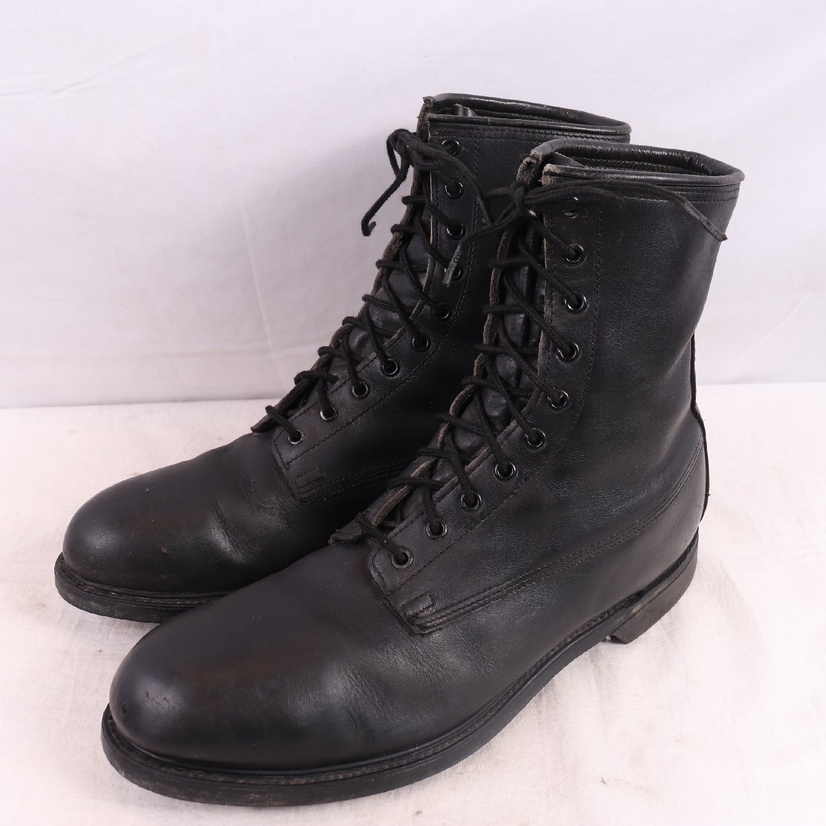 80's ミリタリーブーツ 12 R/~30.0cm 位 米軍 実物 COVE SHOE コーブシュー コンバット ブーツ ヴィンテージ USアーミー 中古 eb1636拍卖