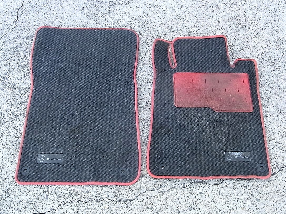 MB305 ベンツ SLK230 R170 後期 純正 フロアマット 2枚セット 右ハンドル車 2001MY(H13.04) GF-170449 拍卖