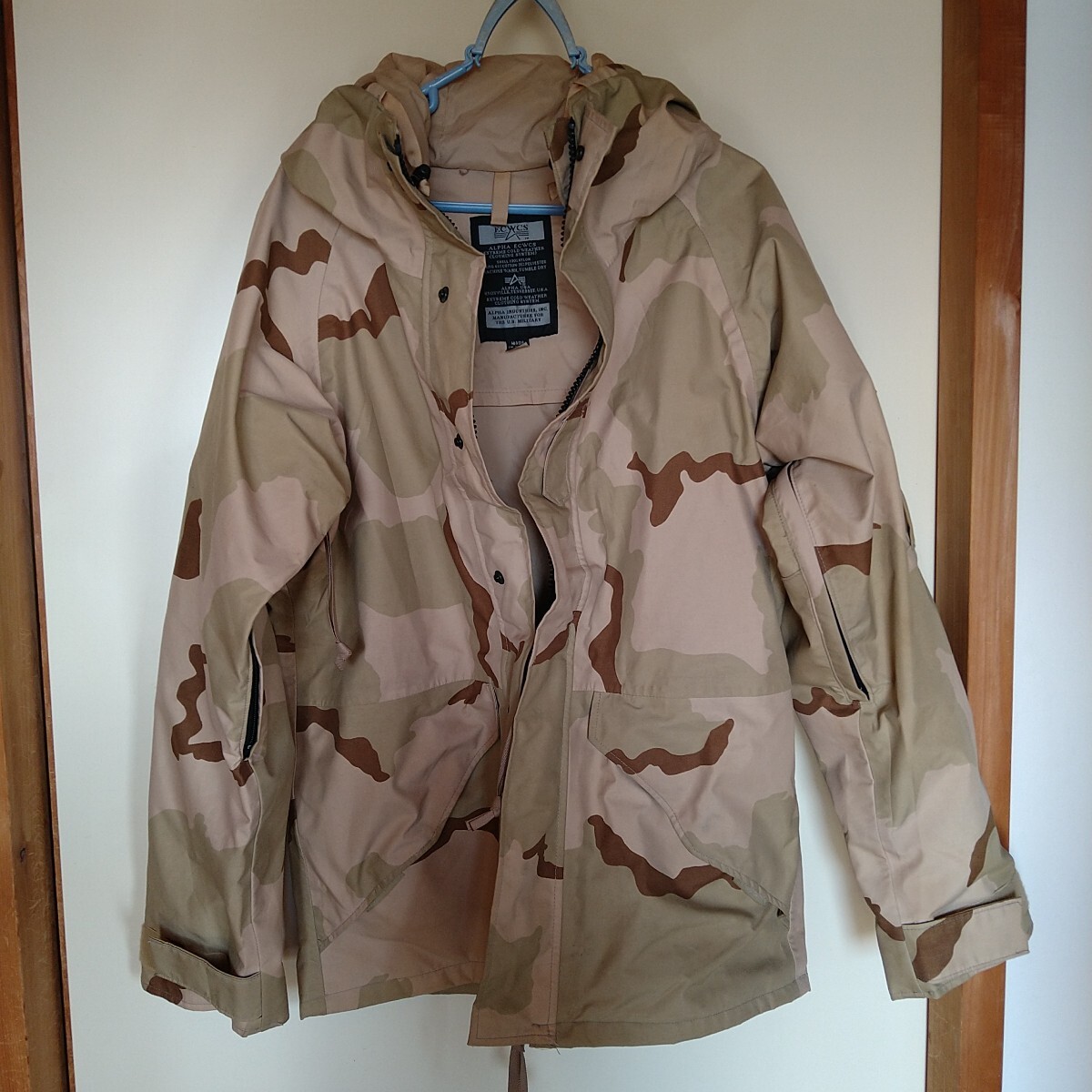 US Army ECWCS Gore-Tex Parka デザートカモ ALPHA USA アルファ社製 サイズS拍卖