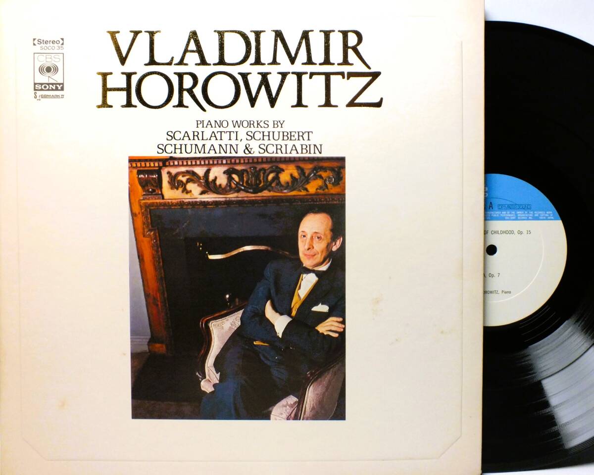 LP SOCO 35 【ピアノ】ウラディミール・ホロヴィッツ 子供の情景 トッカータ 即興曲 ソナタ 【8商品以上同梱で送料無料】2502拍卖