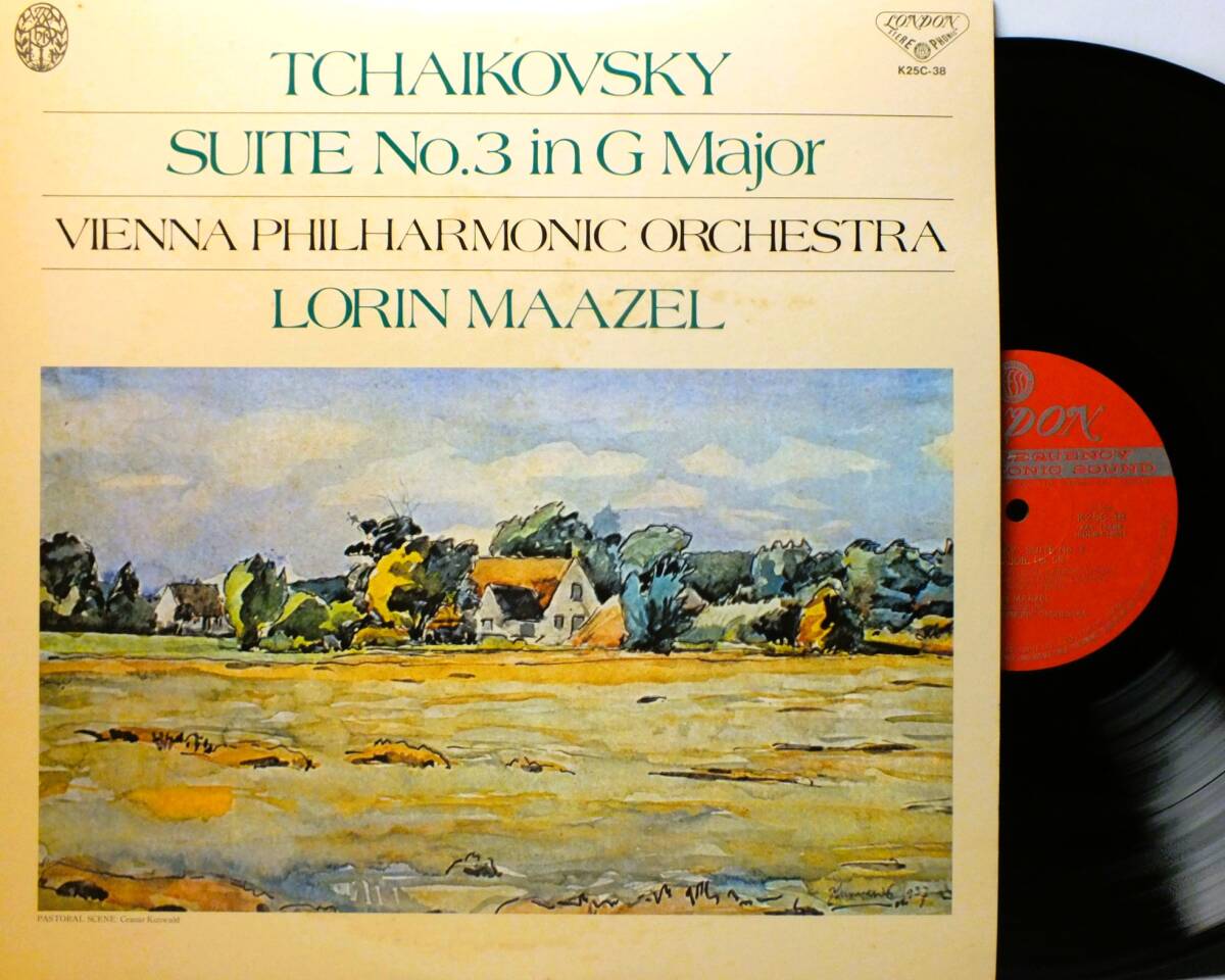 LP K25C 38 ロリン・マゼール チャイコフスキー 組曲 第3番 ト長調 ウィーン・フィルハーモニー 【8商品以上同梱で送料無料】2502拍卖