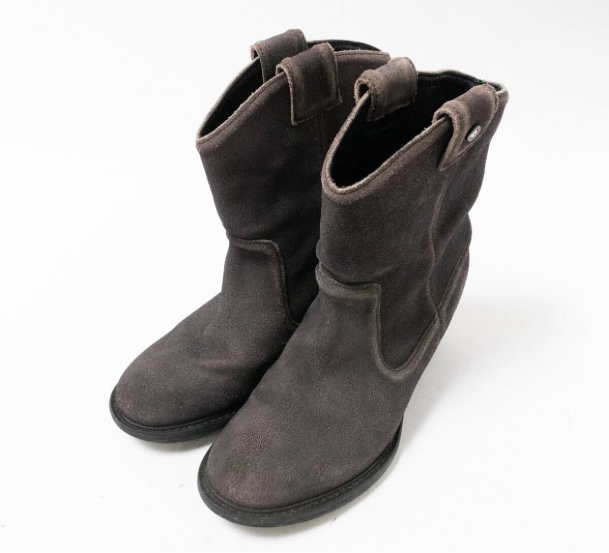 価格10万円●DIESEL ディーゼル ペコスブーツ ショートブーツ23.5cm拍卖