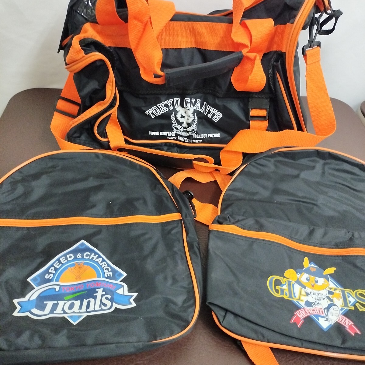 【未使用】読売ジャイアンツGIANTS4way ボストンバッグ / リュックサック/ショルダーバッグ/巨人ファン 野球 練習バッグ 家族でお揃い拍卖