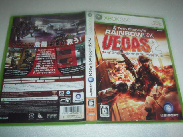 中古 XBOX360 レインボーシックス ベガス2 動作保証 同梱可 拍卖