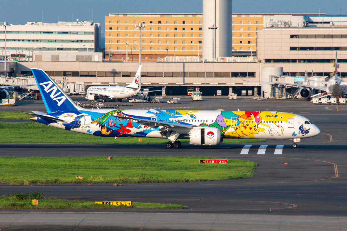 飛行機 デジタル 画像 ANA ポケモン ピカチュウジェットNH 10拍卖