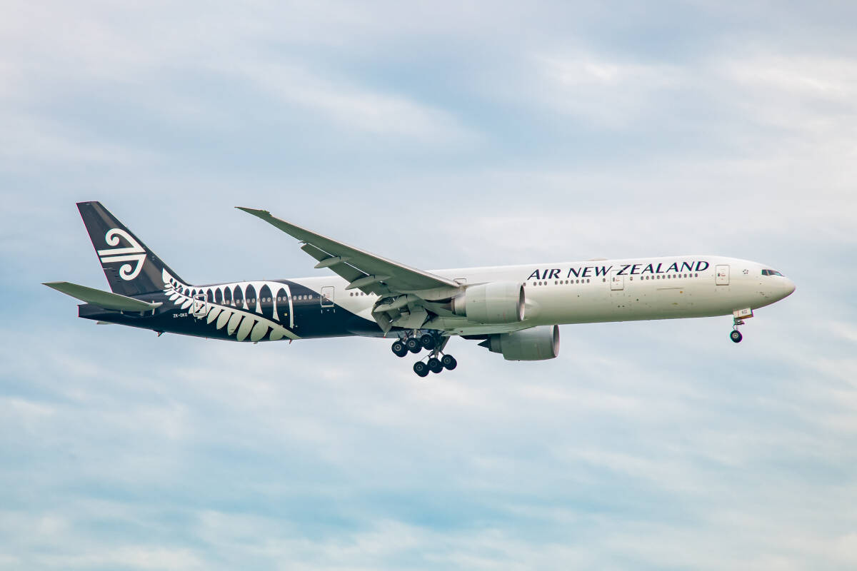 飛行機 デジタル 画像 ボーイング777 ニュージーランド航空 1拍卖