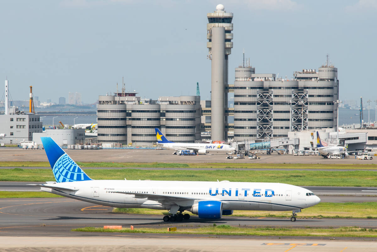飛行機 デジタル 画像 ボーイング777 ユナイテッド航空 3拍卖