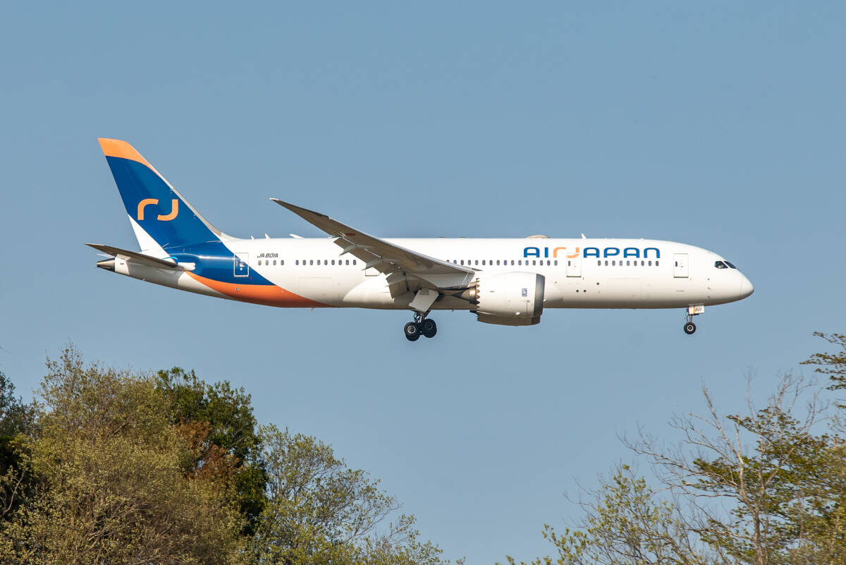 飛行機 デジタル 画像 ボーイング787 Air Japan 1拍卖