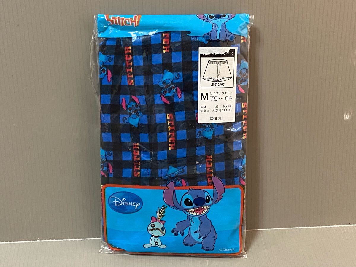 未使用 ディズニー スティッチ キャラクタートランクス Mサイズ拍卖