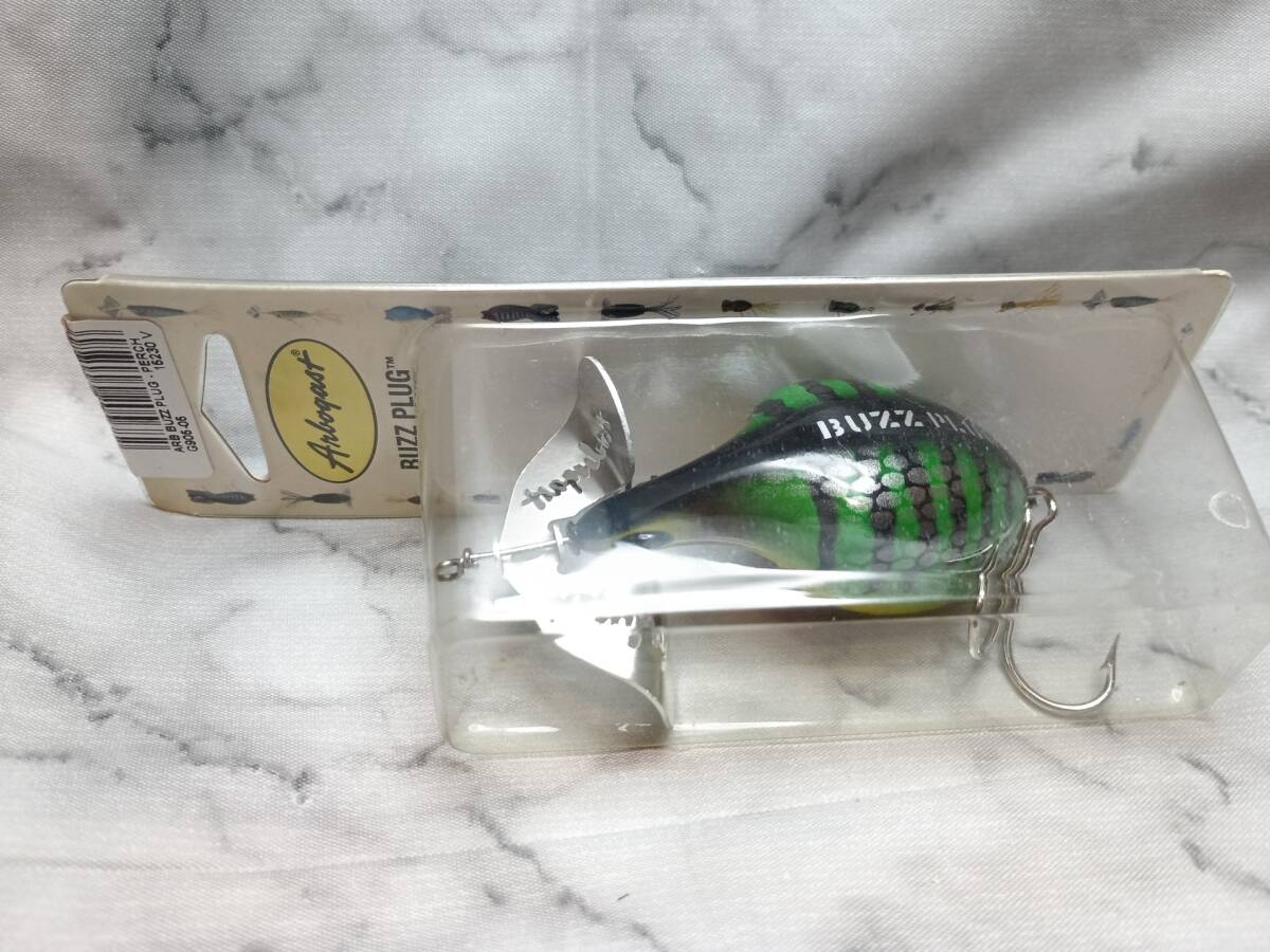 アーボガスト バズプラグ G905 1.1/4oz パーチ レターパックプラス以外は箱分解拍卖