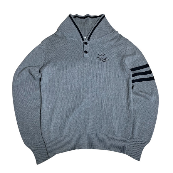 ★nano・universe ハーフボタンアクリルセーター Mサイズ ユニセックス拍卖