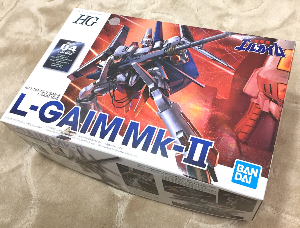 未開封 バンダイ「 HG 1/144 エルガイム Mk-II」プレバン拍卖