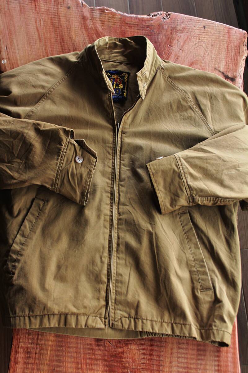 Vintage 50's~60's★/ h.i.s SPORTSWEAR/スウィングトップM~Lサイズ 濃いベージュ★ドリズラージャケット★U.S古着拍卖