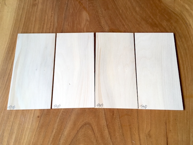 イチョウ(銀杏)薄板 No.708usItyo拍卖