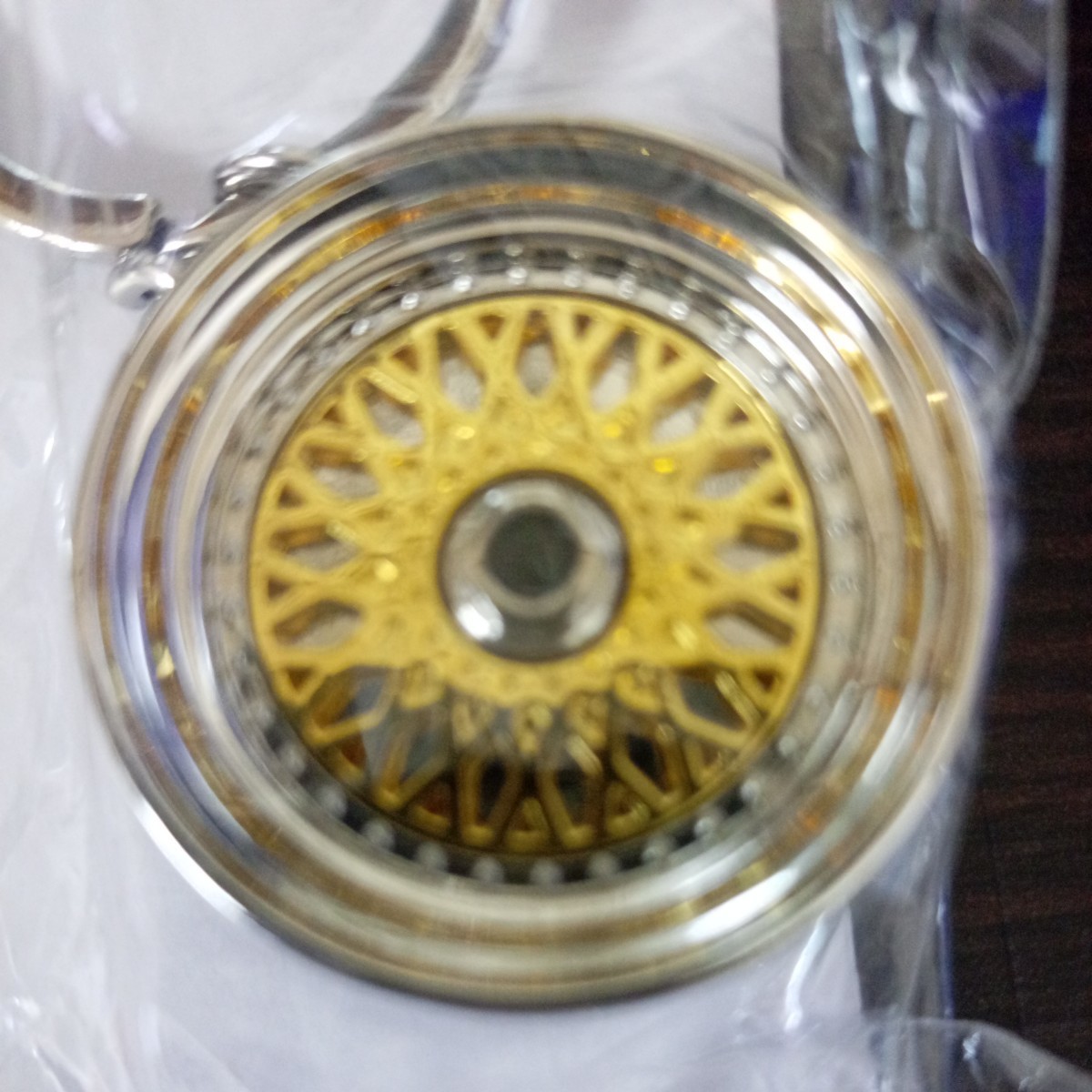 ④新品★未使用★BBSホイールタイプキーホルダー★稀少★金★ カスタム 拍卖