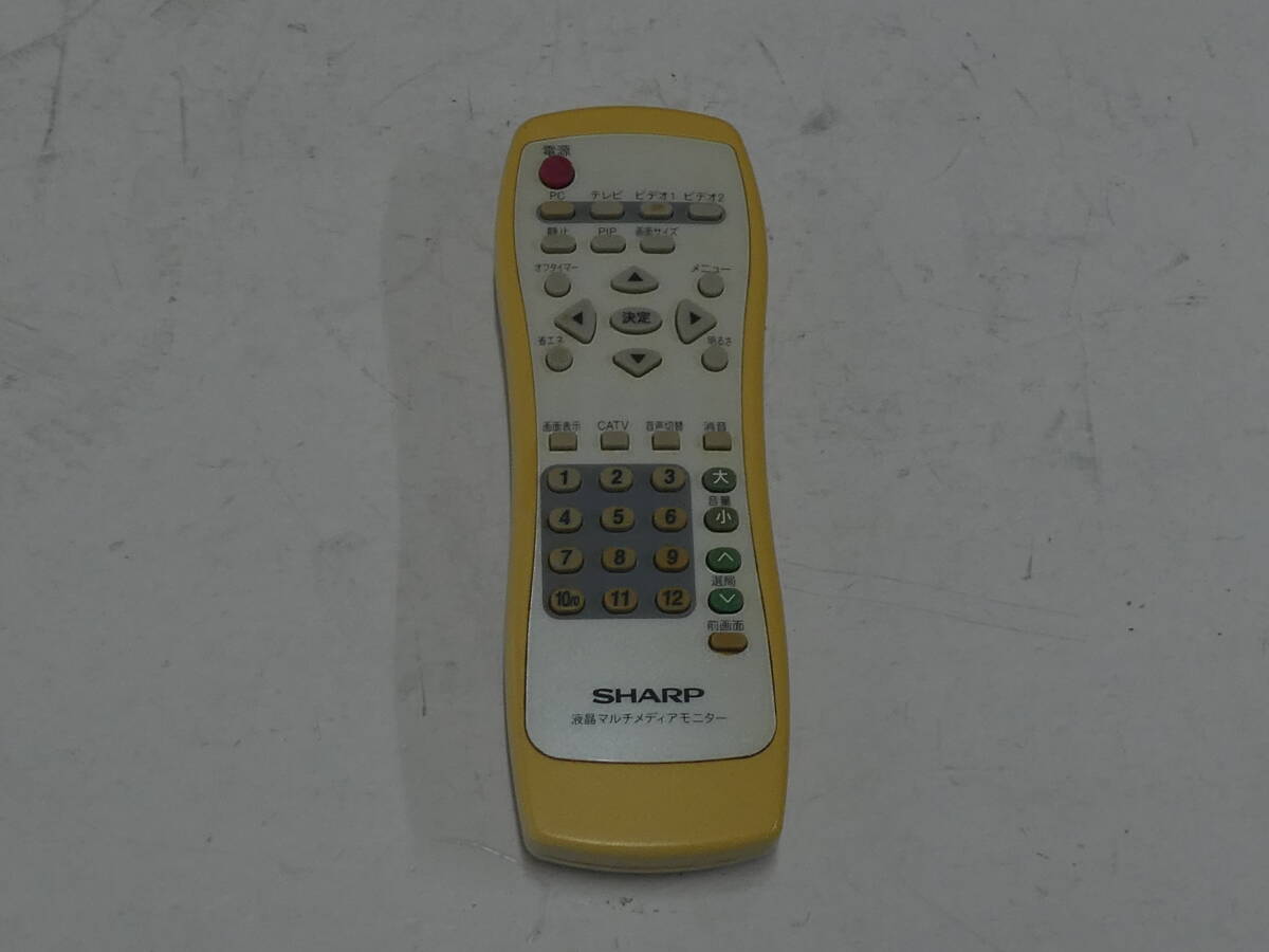 液晶マルチメディアモニター“Crisia” LL-M17W1 リモコン ビデオ DVD PC-8801 X1 8ビットPC拍卖