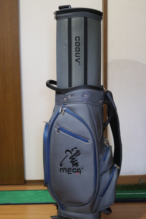 【全国送料無料】【使用感小】伸縮自在 フード 4輪 キャスター メガゴルフ社 キャディバッグ キャスター付 MGCB-9088 トラベルケース拍卖
