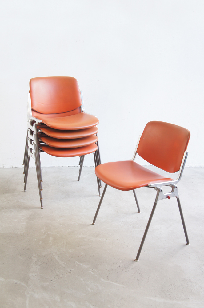 SALE!イタリア Castelli社スタッキングチェア②/カステリチェア/DSC106S/ヴィンテージチェア/アンティーク/ミッドセンチュリー/名作椅子拍卖