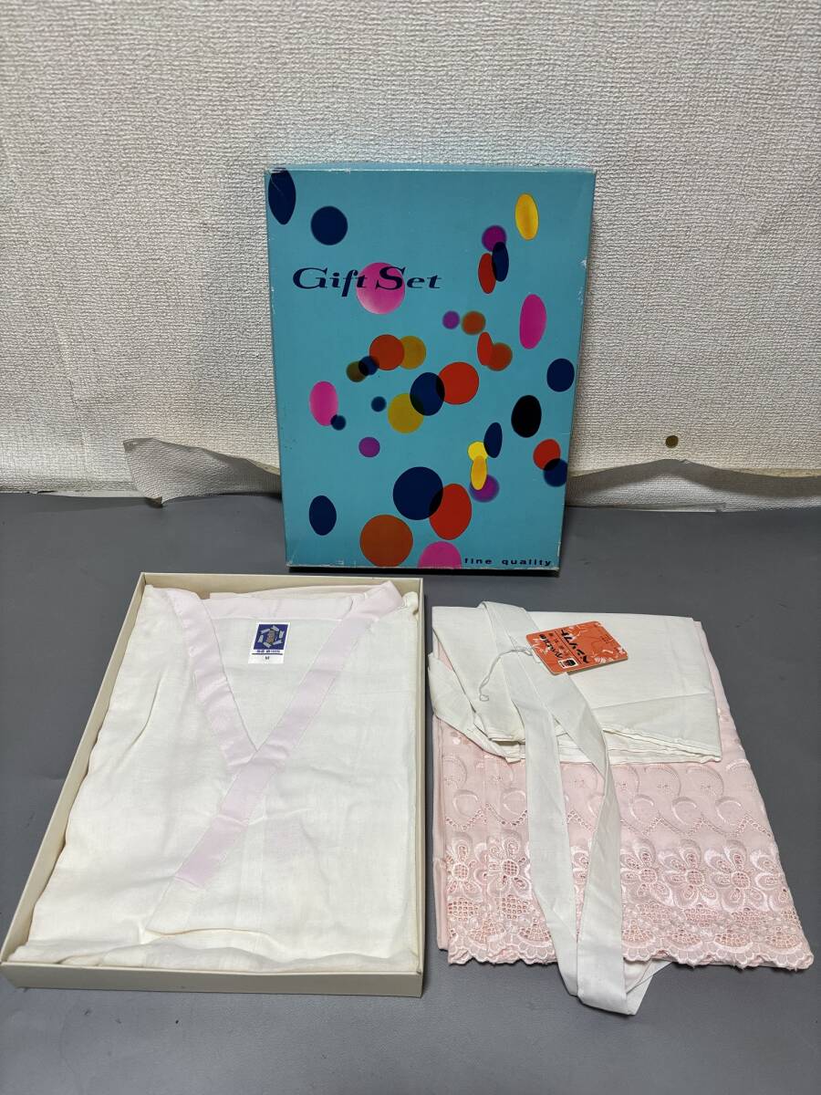 d3377◆昭和レトロ◆未使用新品◆和装肌着 肌襦袢・裾よけ セット拍卖