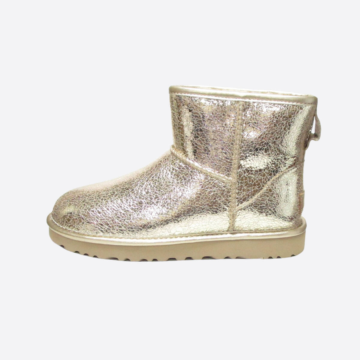 ★SALE★UGG/アグ★W Classic Mini Metallic Sparkle/クラシックミニメタリックスパークル (Soft Gold/W6/23cm)拍卖