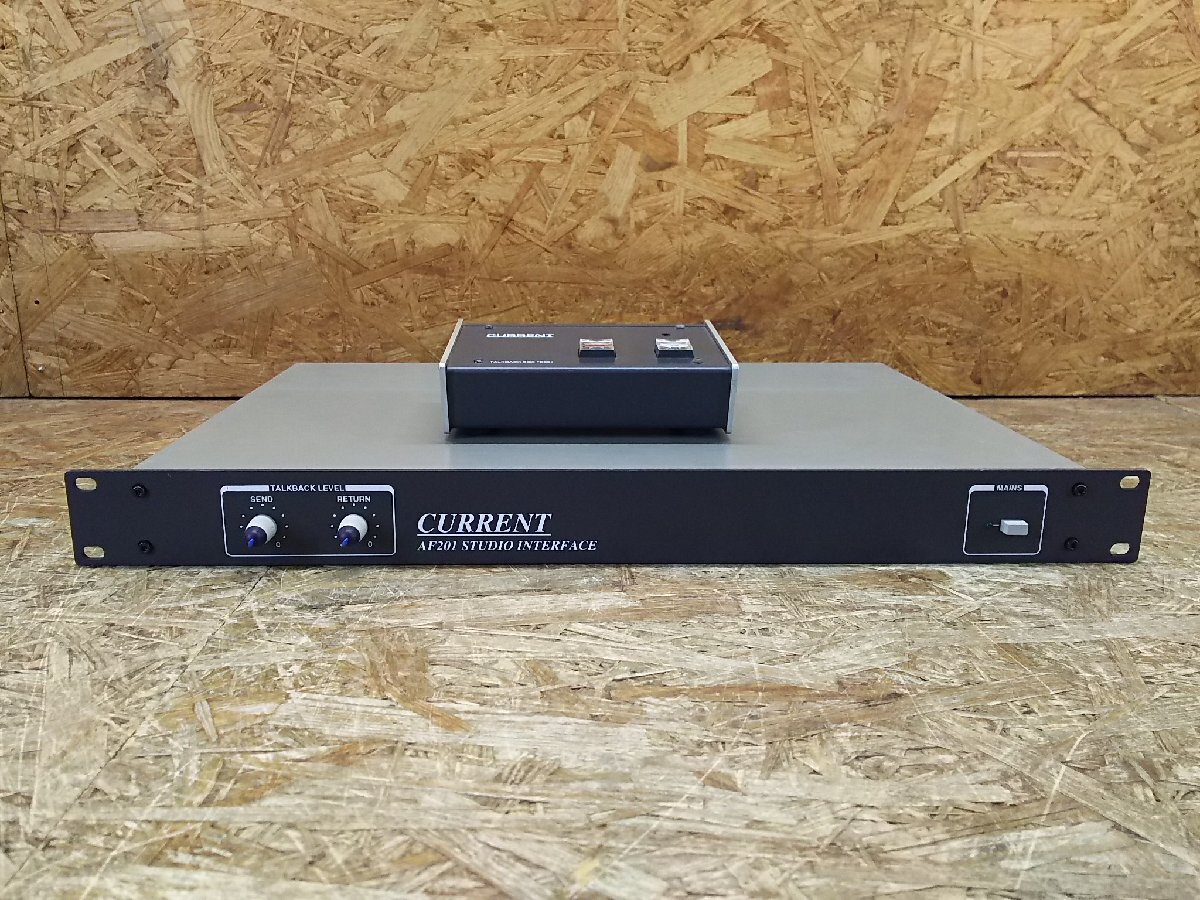 ◎通電のみ CURRENT STUDIO INTERFACE AF201・TALKBACK BOX TB961・ANNOUNCE UNIT AF124 3点セット 通電・動作未チェック 現状品◎Z-2112拍卖