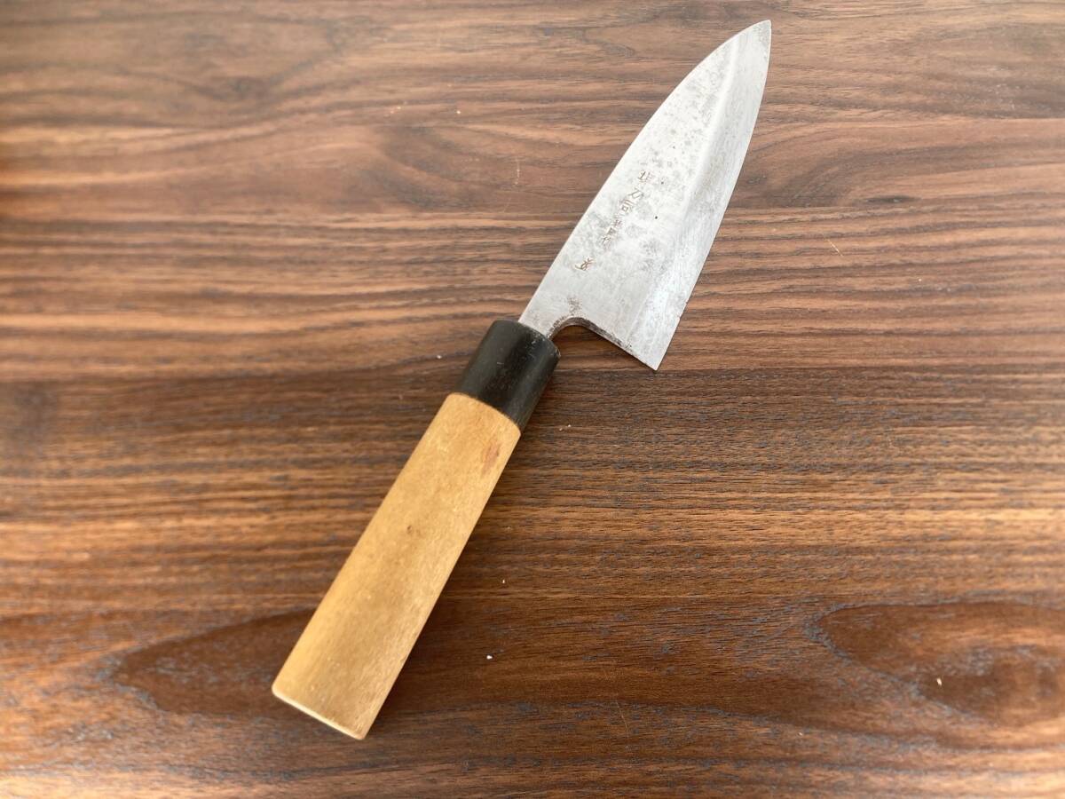 Q008 堺 刀司 岩國作 出刃包丁拍卖