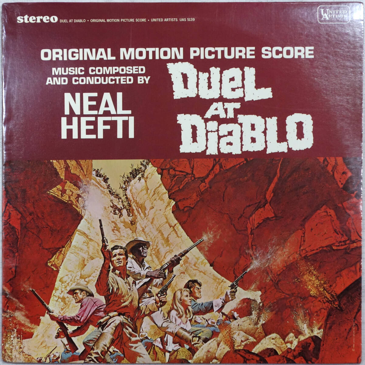 ◆O.S.T./DUEL AT DIABLO (US LP/Stereo/Sealed) -Neal Hefti, 砦の29人拍卖