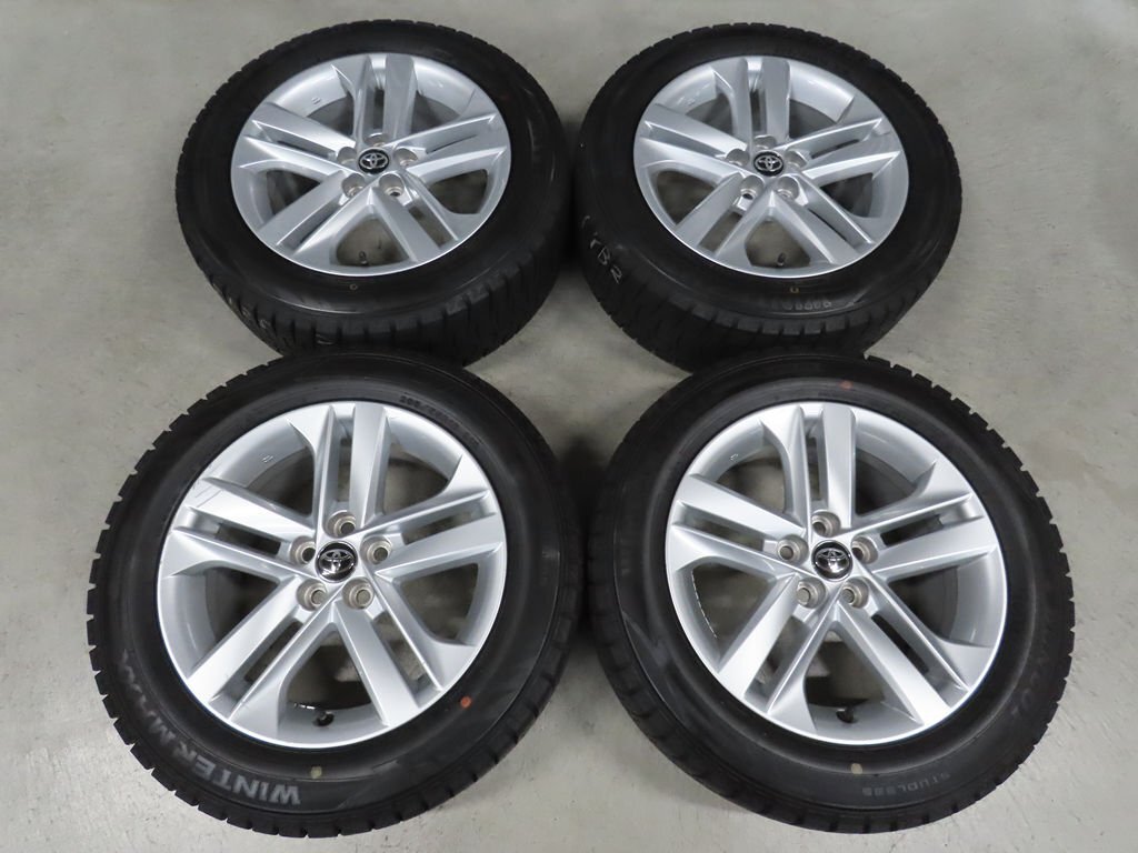 トヨタ カローラスポーツ 205/55R16 純正 ZWE211 WM02 ダンロップ 7J +40 PCD100 5穴 バリ溝スタッドレス拍卖