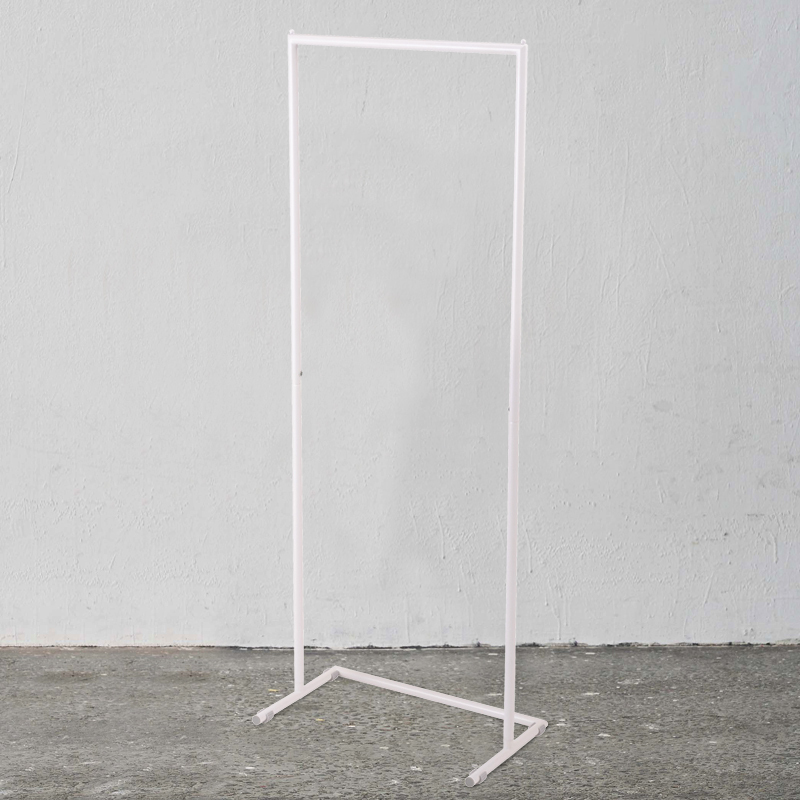 インダストリアル ハンガーラック コートハンガー 白 コート掛け 洋服掛け おしゃれ スリム 省スペース 収納 衣類 頑丈 アイアン スチール拍卖