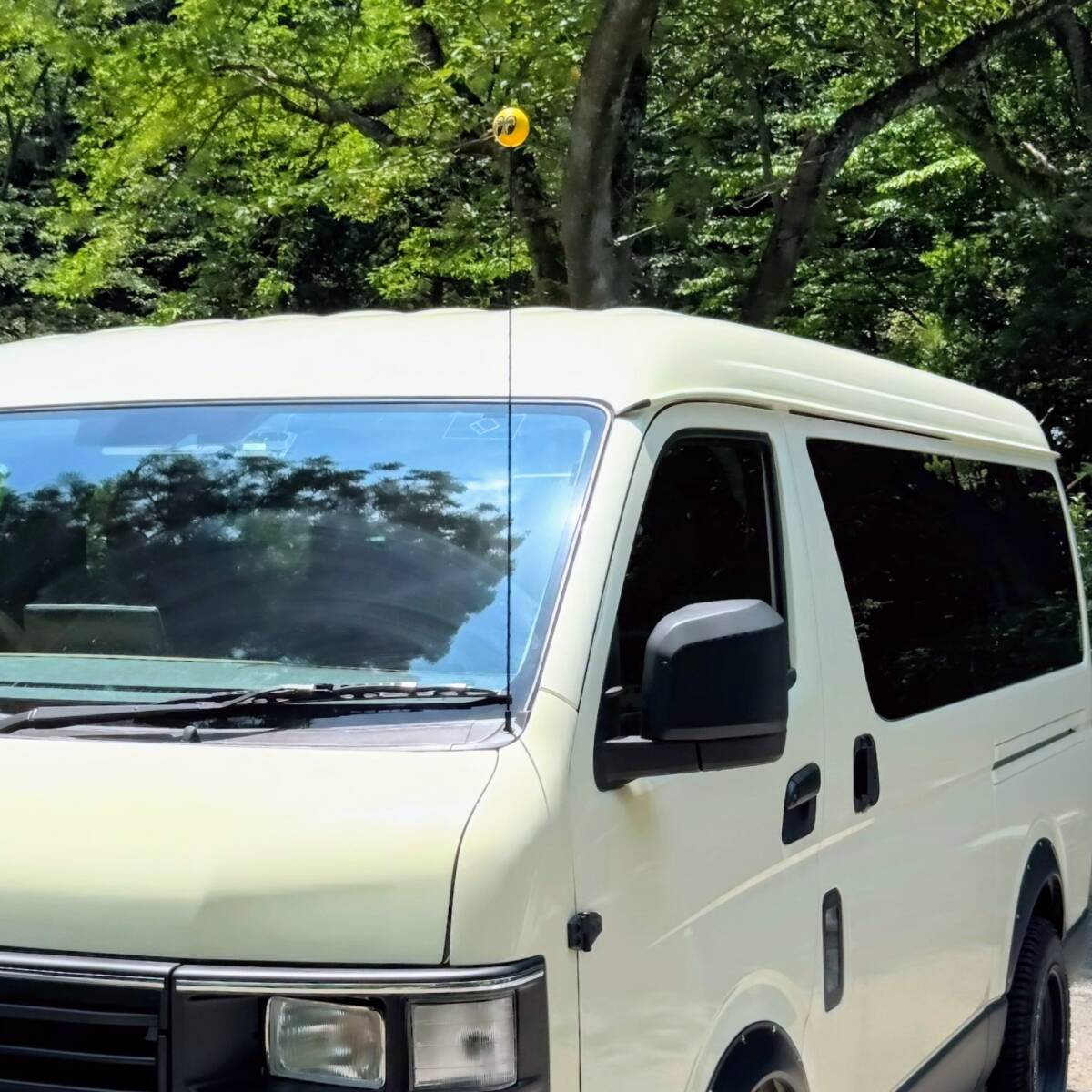 ワイド用★ロング USアンテナ キット★200系 ハイエース カスタム パーツ ダミーアンテナ トヨタUS仕様 トッパー ボール マスコット 用拍卖