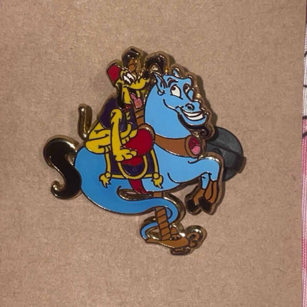 WDW2008「ディズニー カルーセル プルート」ミステリー ピンバッジ LE1600 ジーニー アラジン 魔法のランプ拍卖