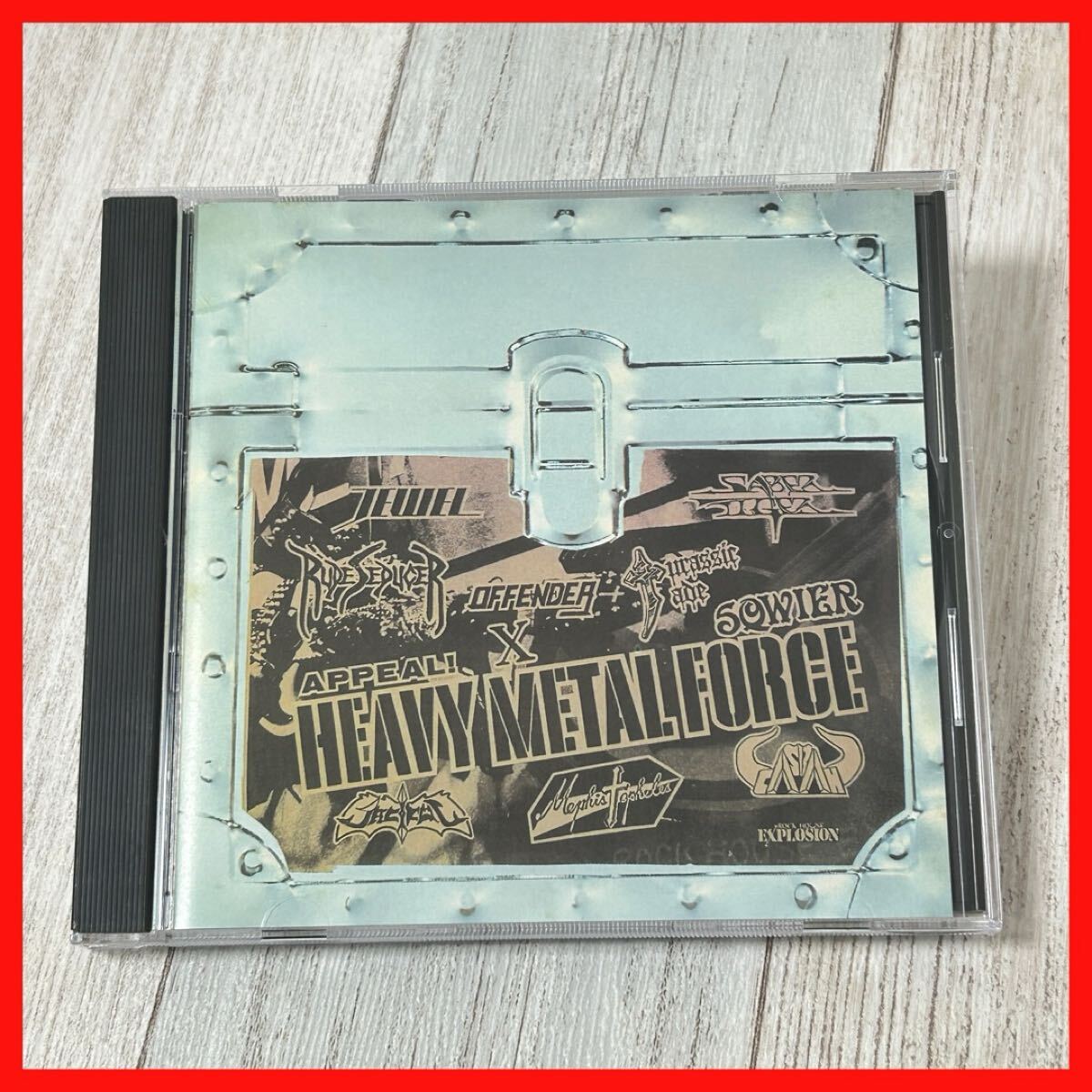 【SC02】【希少盤】オムニバス/HEAVY METAL FORCE III CASBAH JURASSIC JADE X SABER TIGER拍卖