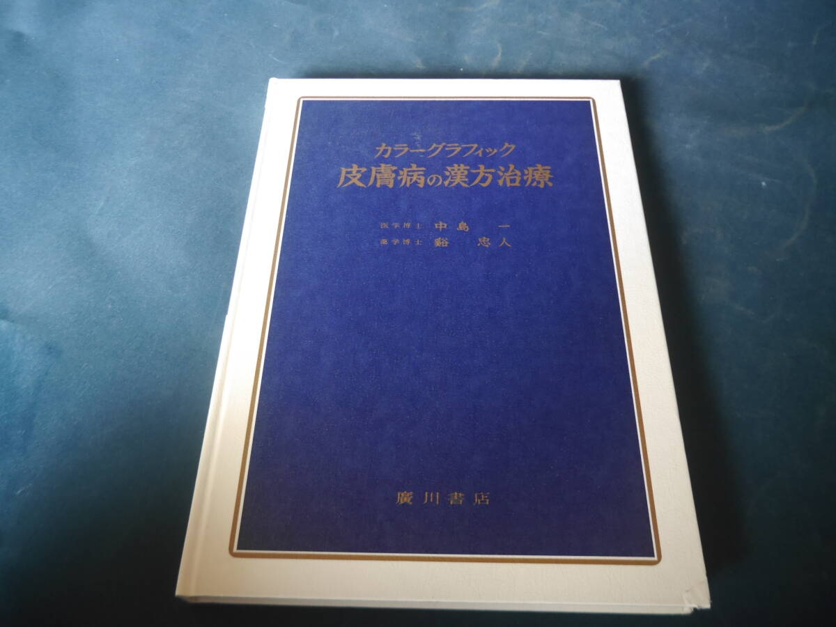 カラーグラフィック 皮膚病の漢方治療 廣川書店 昭和61年発行拍卖