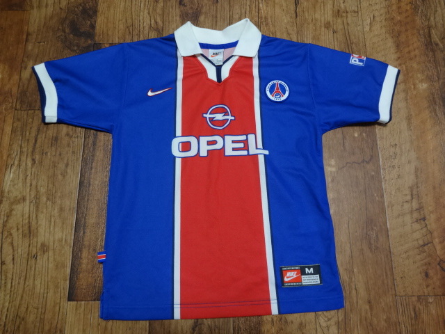 パリサンジェルマン PSG 正規品 キッズ ユニフォーム シャツ 1997/1998 ホーム キッズMサイズ拍卖