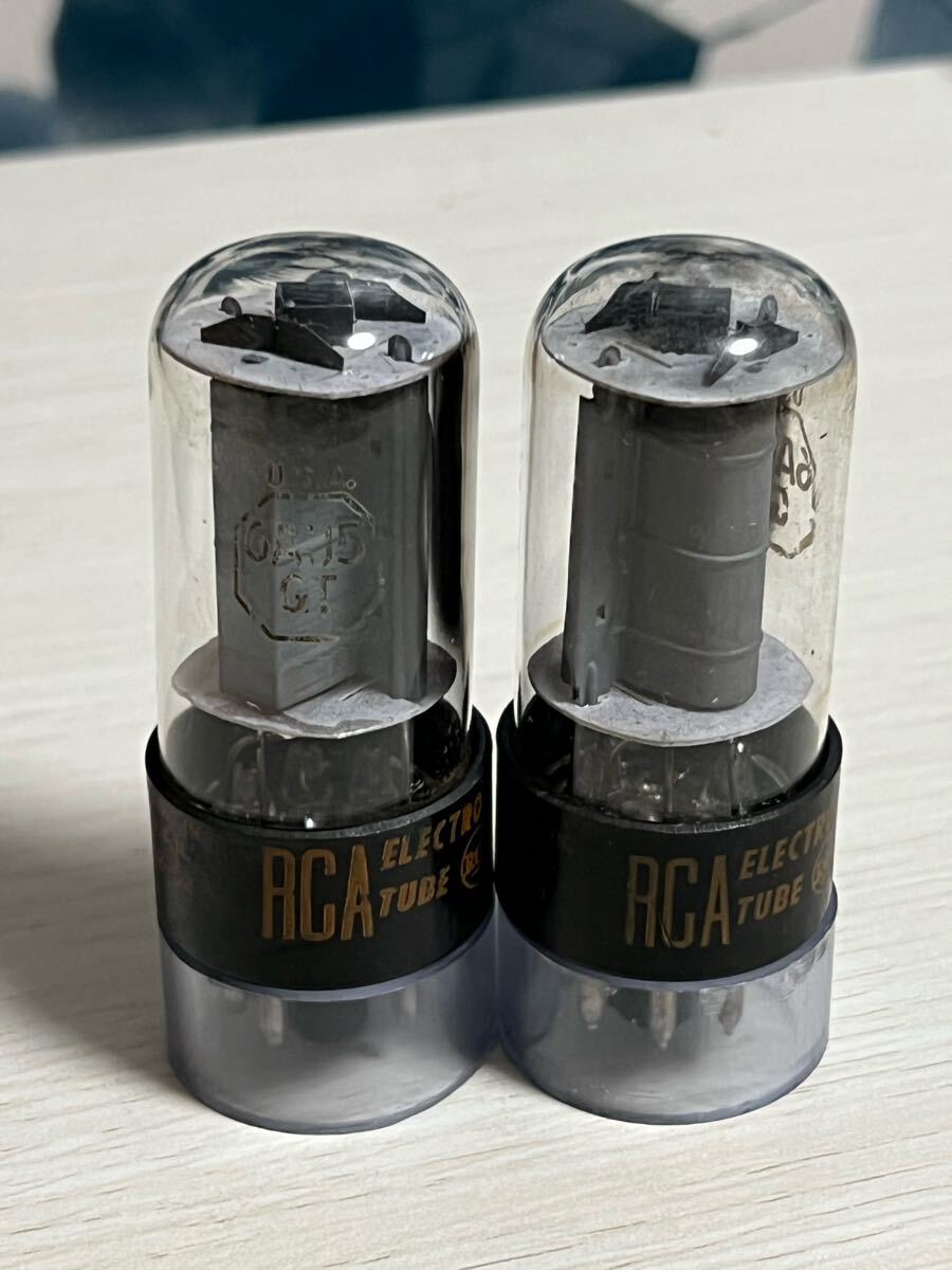 6AU5GT 2本 RCA 試験済み 真空管拍卖