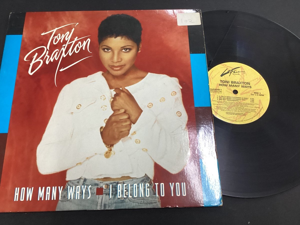◆日 K 0220 【70】Tonl Braxton HOWMANY WAYS・I BELONG TO YOU 73008-24090-1  レコード - 定形外拍卖