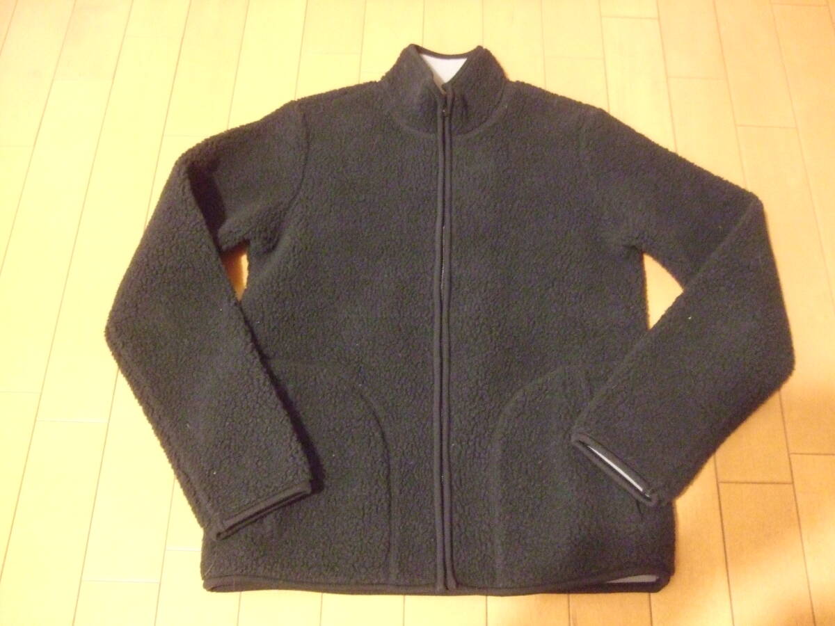 美品送料込即決☆ユニクロ ボアフリースジャケット☆レディースM ブラック拍卖