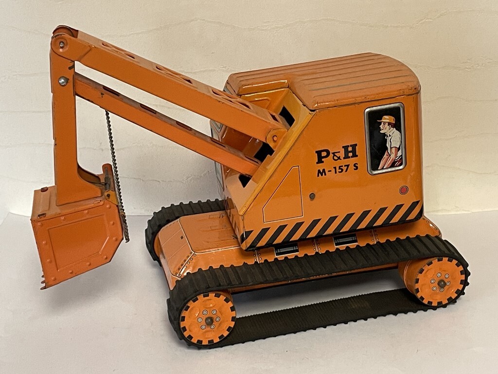 ATCパワーショベルカー・クレーン・大きめ重機★旧車・古い・昭和レトロ・旧い・ヴィンテージ拍卖