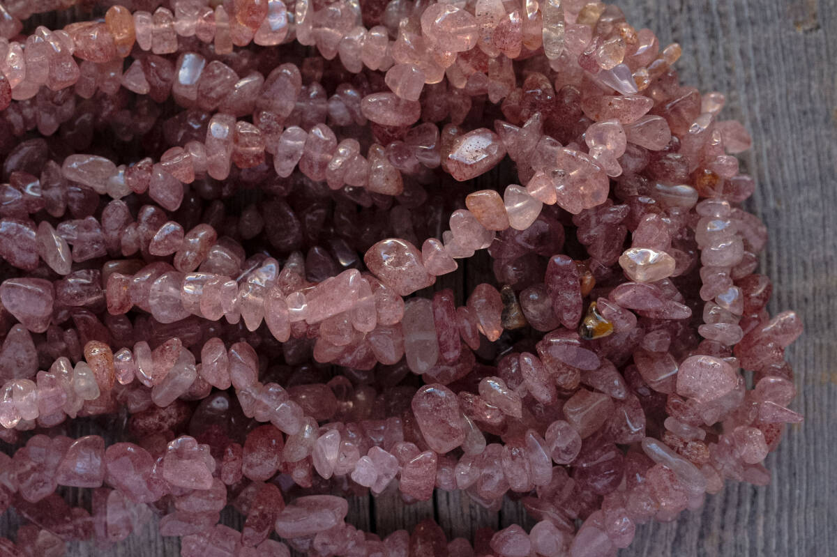 *Rose quartz tumble chip拍卖