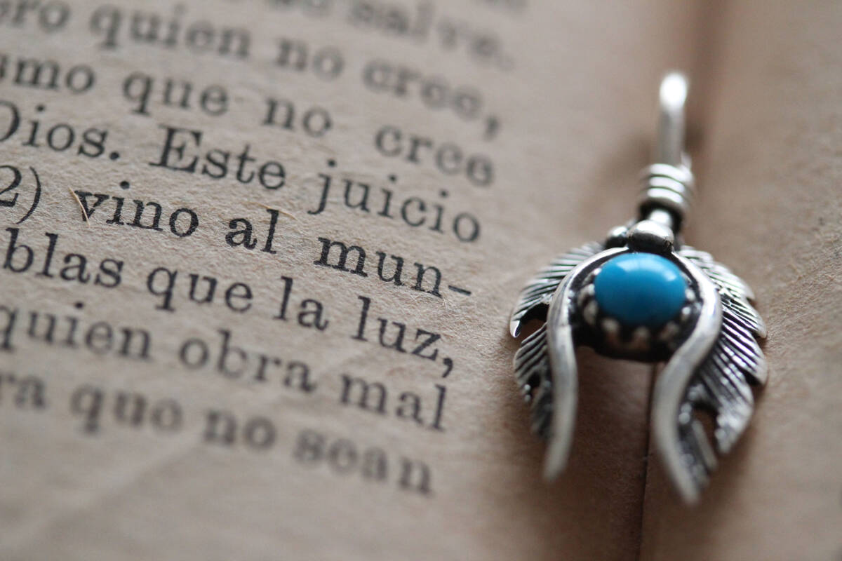 1 / 2 *シルバー925:ペンダントトップフェザー拍卖