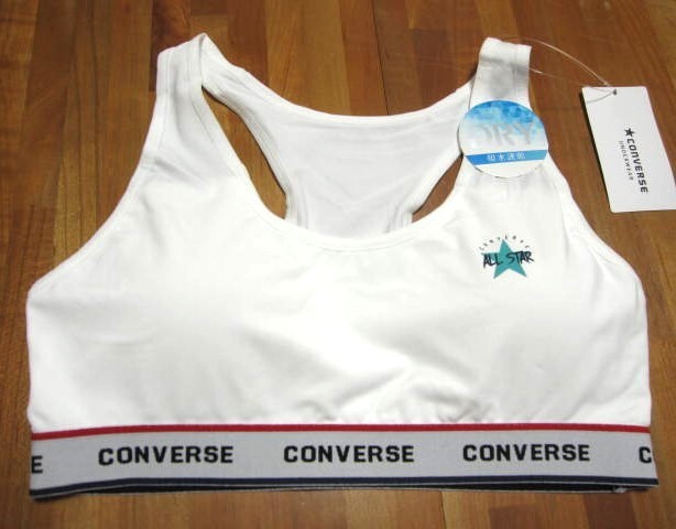 *送料無料*L*CONVERSE*オフホワイト*ブラジャー*DRY 吸水速乾*コンバース*拍卖