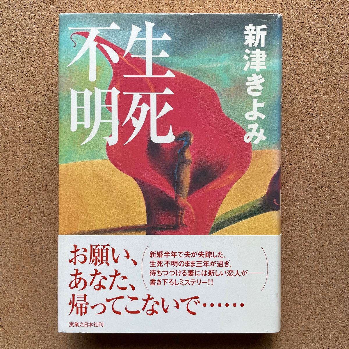 ●新津きよみ 「生死不明」 帯付 実業之日本社/単行本(2000年初版) 書下ろし長編ミステリー拍卖