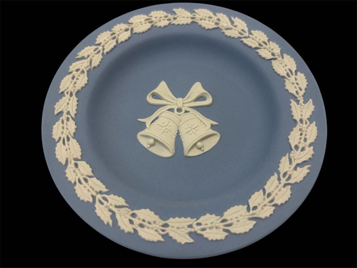 WEDGWOOD ウェッジウッド ジャスパー プレート 飾り皿 小皿 ブルー拍卖