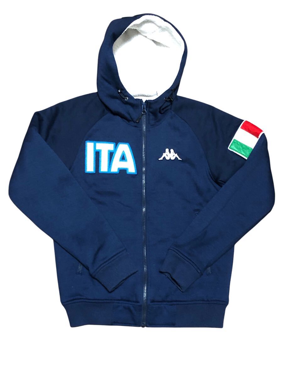 kappa ボアパーカー イタリア代表 Sサイズ 紺色拍卖