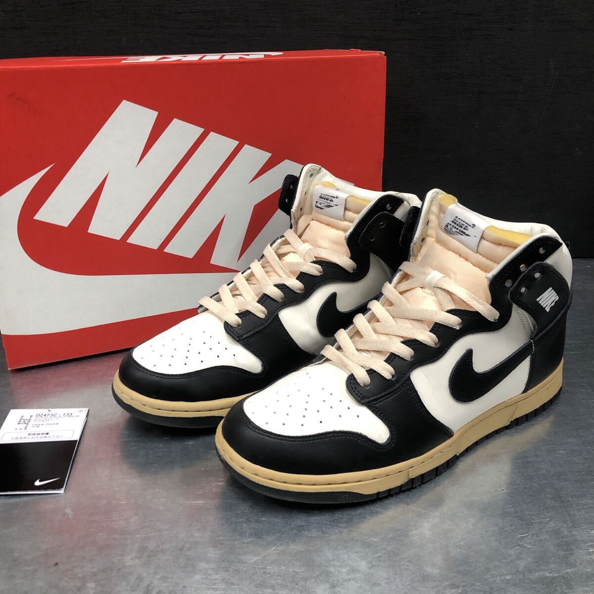 GQ2052◇NIKE : WMNS DUNK HIGH SE BLACK AND SAIL DZ4732-133 ◇28cm◇黒 ナイキ ウィメンズ ダンクハイ拍卖