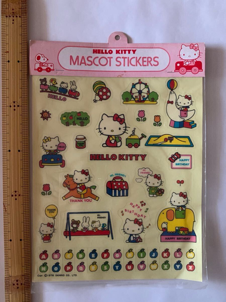 28 サンリオ 1976♪ハローキティ シール♪70年代♪昭和レトロ♪レア拍卖