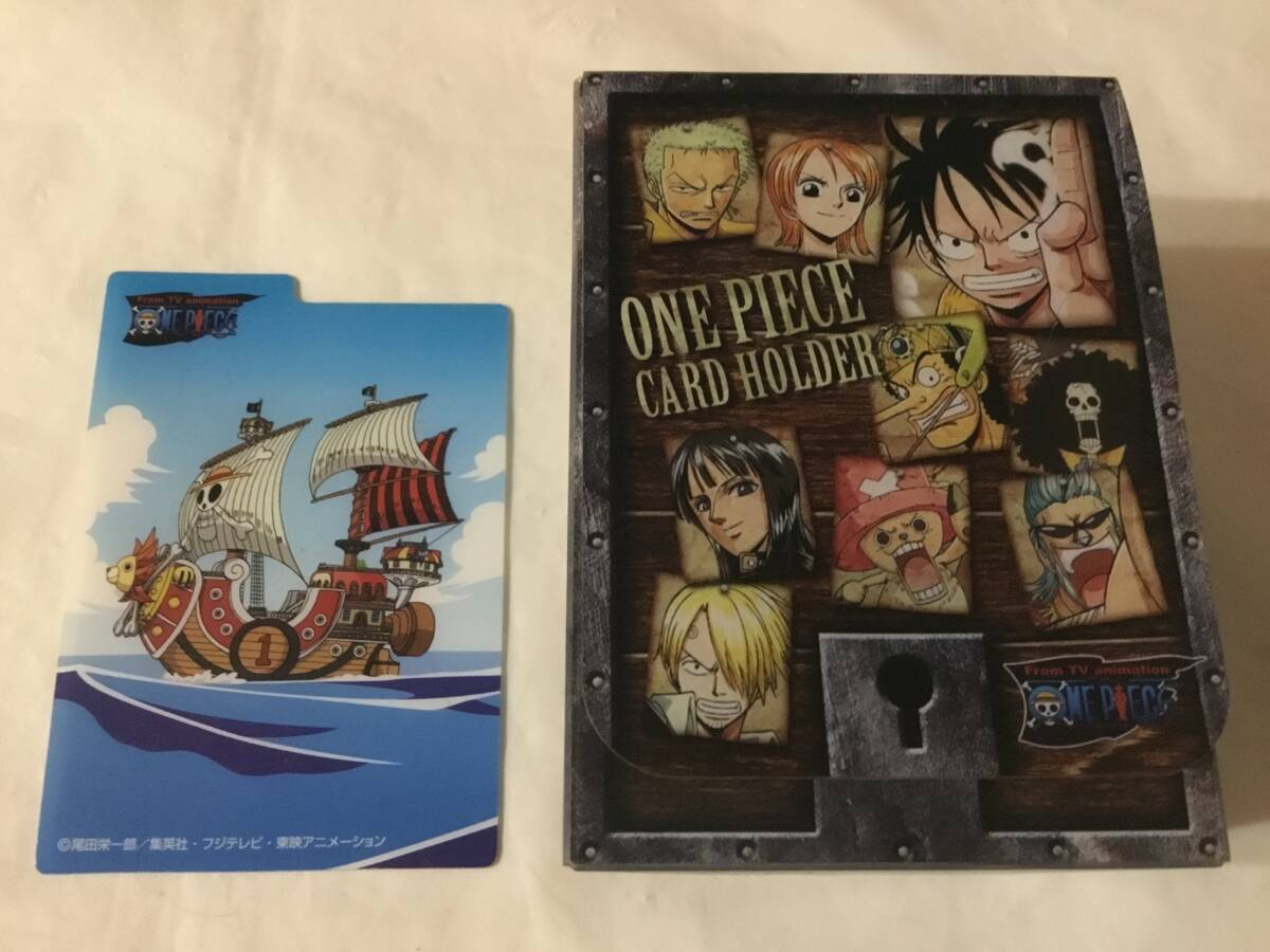 激レア2009年製◆ONE PIECE CARD GAME ワンピース カードゲームにも◆麦わら海賊団 麦わらの一味 ルフィ◆カードケース カードホルダー拍卖