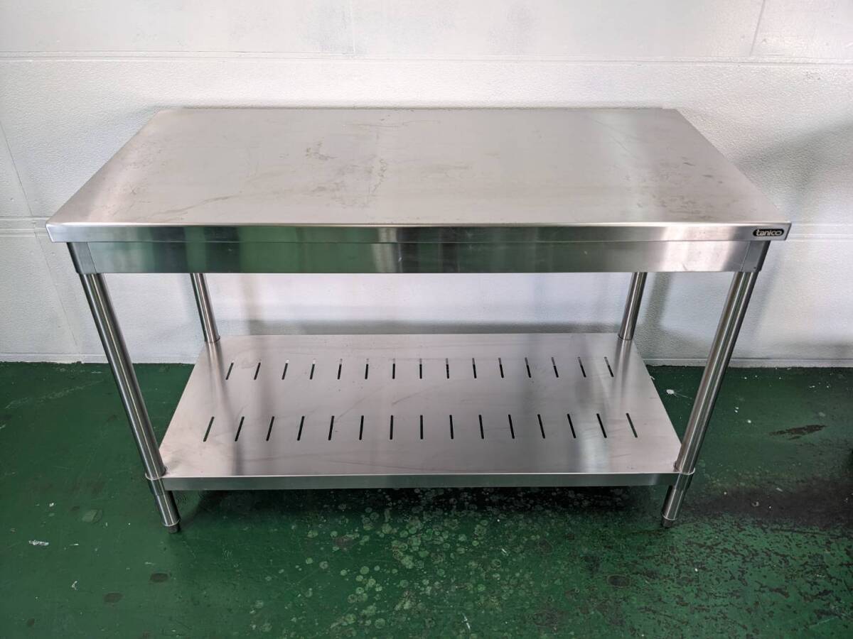 Y-9 タニコ 作業台 1ヵ月保証 中古 業務用 調理台 幅1200×奥行600×高さ800【厨房市場八尾店】拍卖